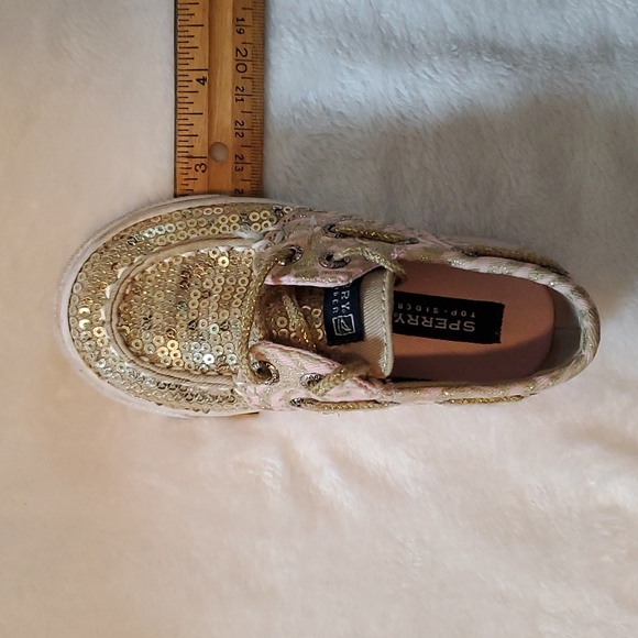 Sperry Toddler Sequin Boat Shoes - Picture 11 of 11